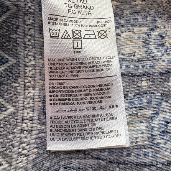 Old Navy Blue and White Sheath Dress - Picture 7 of 8